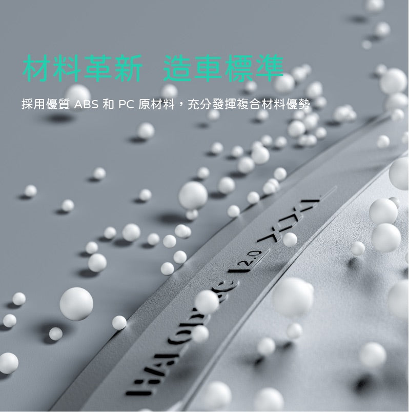 HALOBLK 黑洛 HALODIS 2 Model 3/Y/S/X/煥新版3/煥新版Y 動力盤2輪轂節能蓋18/19/20/21寸