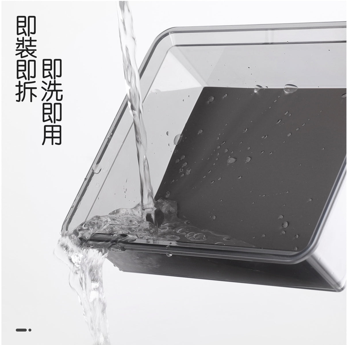 TPARTS 煥新版Model 3/煥新版 Model Y 中控煙灰透明儲物盒組