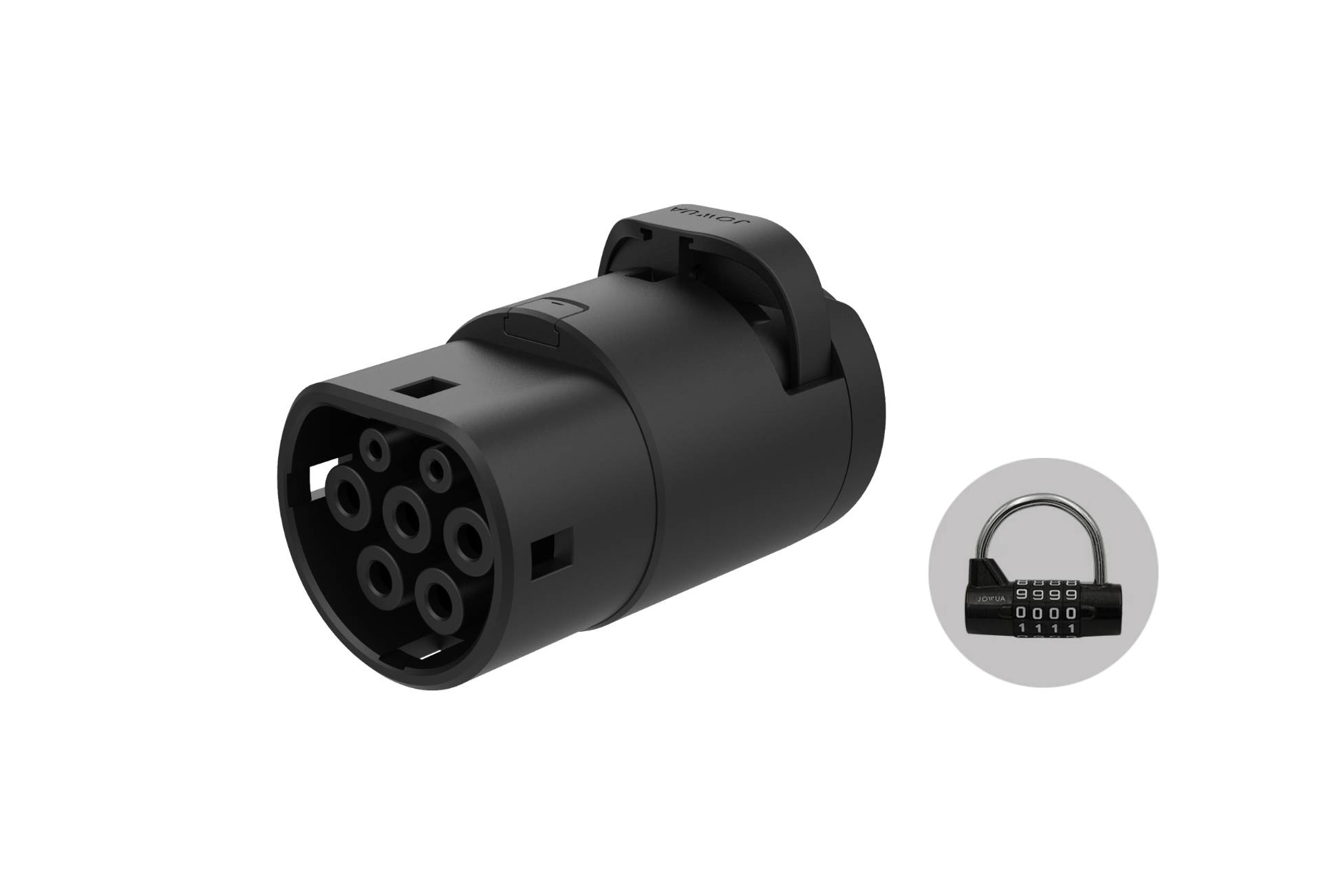 JOWUA J1772 to CCS2-AC (TYPE2) 轉接頭(V3 防拔款)