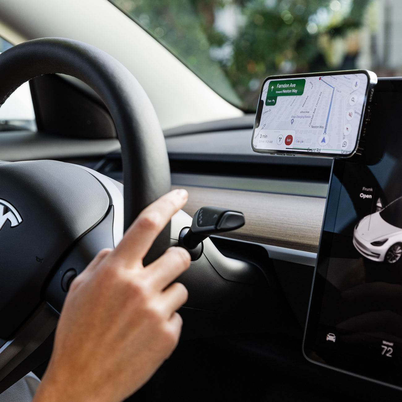 MODUFY Front MagSafe Charger for Tesla Model3 & ModelY