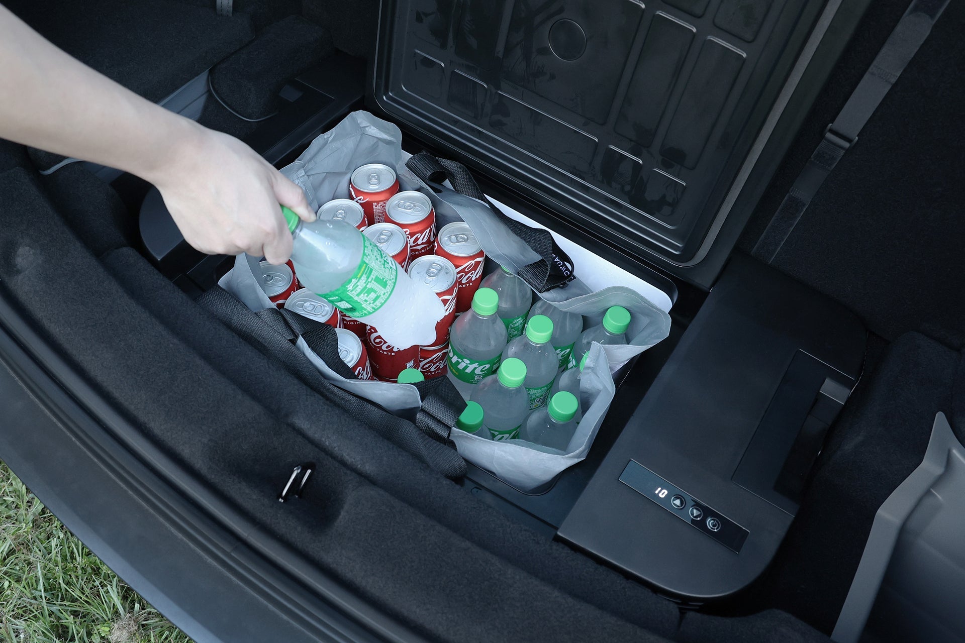 JOWUA Type-C & 點菸器 雙軌車用行動冰箱 (Model Y全車系)