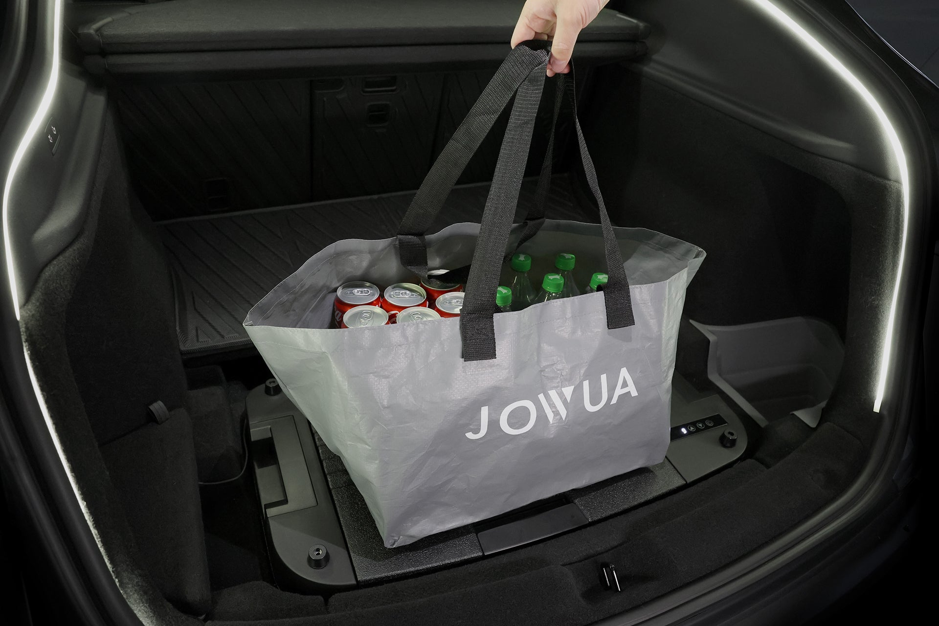 JOWUA Type-C & 點菸器 雙軌車用行動冰箱 (Model Y全車系)