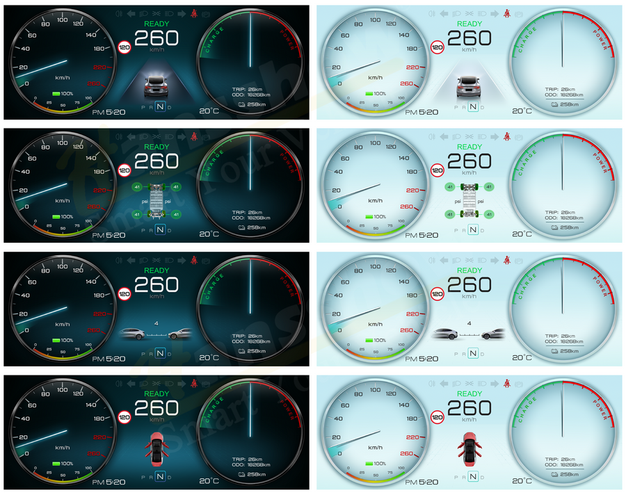 Hansshow Model 3, Y 中央觸控儀表板 (Linux 9.0'')