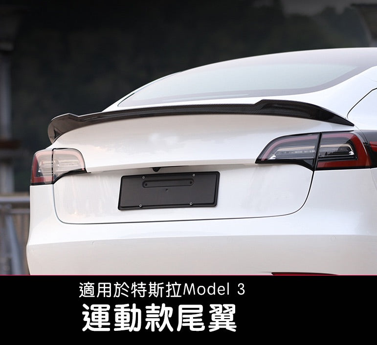 Model 3 17-22 運動款尾翼