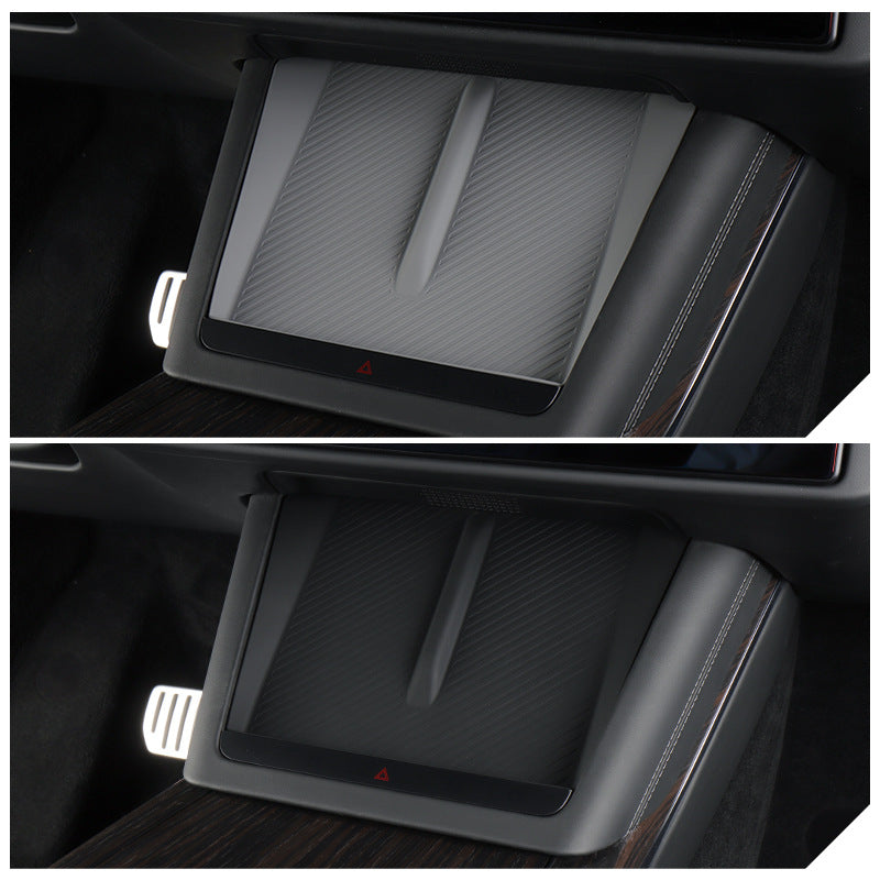 特斯拉 Model S/X 中控無線充矽膠墊 黑色