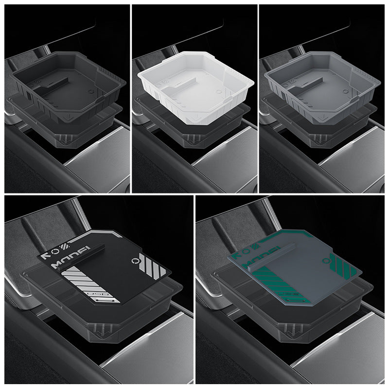 特斯拉 煥新版Model 3 Highland / 煥新版Model Y Juniper 中控上層儲物盒/扶手箱儲物盒